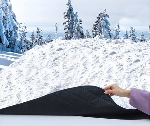 Osłona samochodowa przedniej szyby i lusterka 200x143cm srebrna