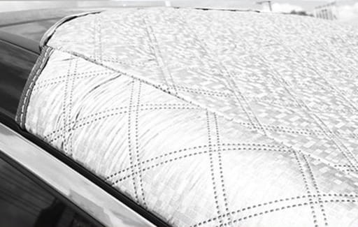 Osłona samochodowa przedniej szyby i lusterka 200x143cm XXL