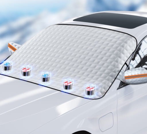 Osłona samochodowa przedniej szyby i lusterka 200x143cm