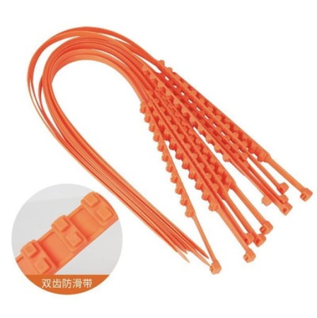 Łańcuchy antypoślizgowe do kół plastikowe zestaw 10 szt.