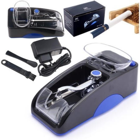 Nabijarka do papierosów 8mm czarno-niebieska miniatura 1