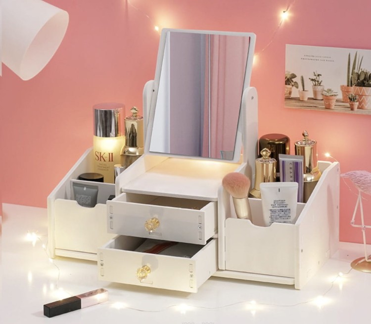 Toaletka Lara na kosmetyki biżuterię akcesoria4