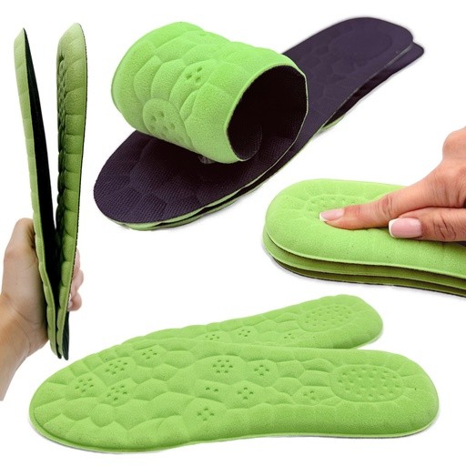 Wkładki do butów zielone rozm. 43/44 - SOFT OKAZEO