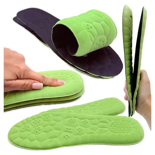 Wkładki do butów zielone rozm. 43/44 - SOFT OKAZJE_4U