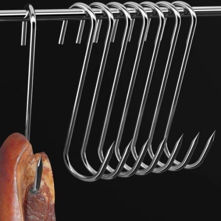 ZESTAW 5 x Hak wędliniarski S 10 sztuk