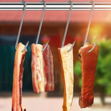 ZESTAW 5 x Hak wędliniarski S 10 sztuk wędliny