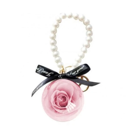 Prezent dla Niej 3 brelok wieczna róża