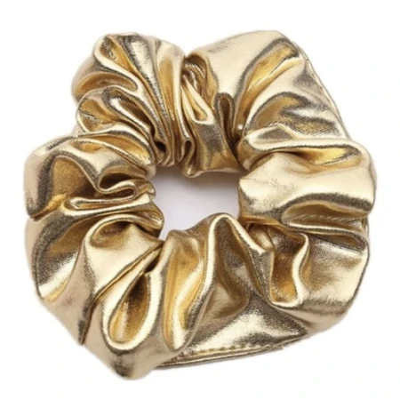 Prezent dla Niej scrunchie złote
