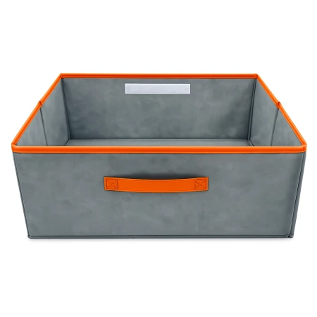 Pudło organizer na ubrania do szafy 50x40x20cm - szary10.jpg