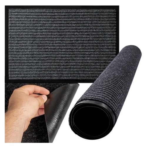 Przejdź do produktu Wycieraczka podgumowana mata do butów 40x60cm szara