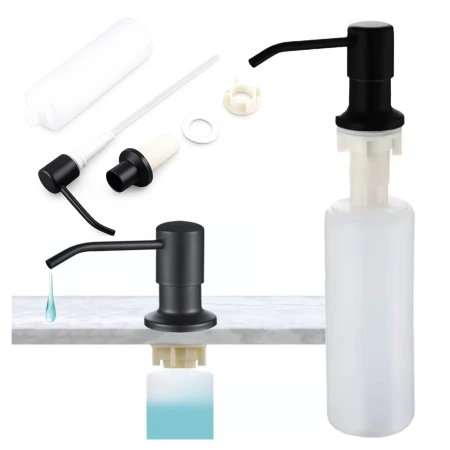 Dozownik do mydła płynu czarny 1.jpeg