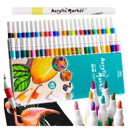 Markery akrylowe 48 sztuk Okazeo1.jpeg