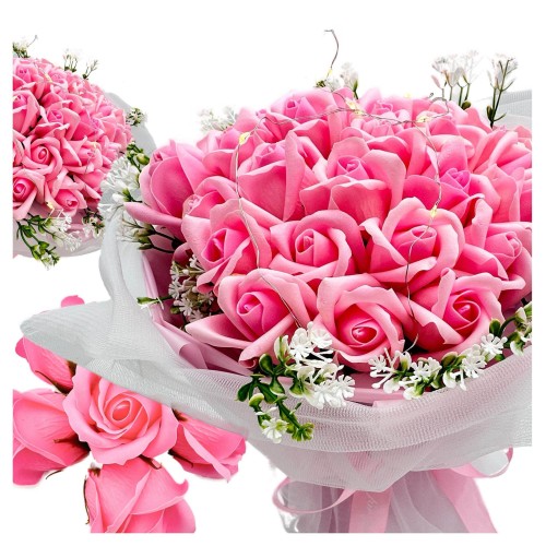 Bukiet róz mydlanych Okazeo Różowe2.jpeg