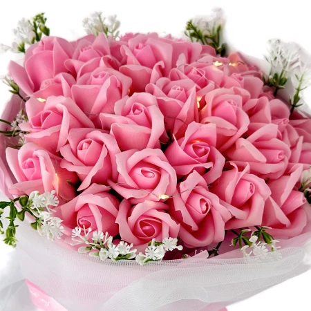 Bukiet róz mydlanych Okazeo Różowe4.jpeg