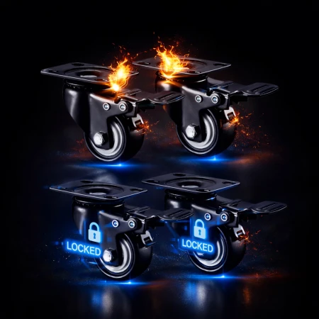 Kółka z hamulcem zestaw 4 sztuki Okazeo1.jpg