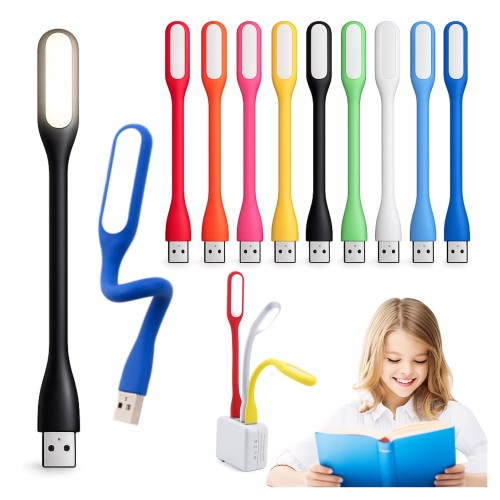 Przejdź do produktu Lampka silikonowa USB ruchoma funkcyjna do laptopa LED mocna elastyczna