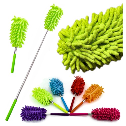 Przejdź do produktu Miotła funkcyjna miotełka do kurzu kurzawka teleskopowa szczotka mikrofibra