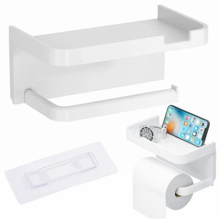 Uchwyt na papier toaletowy Okazeo bialy 3.jpeg