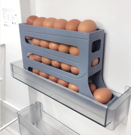 Organizer na jajka do lodówki Okazeo szary6.jpeg