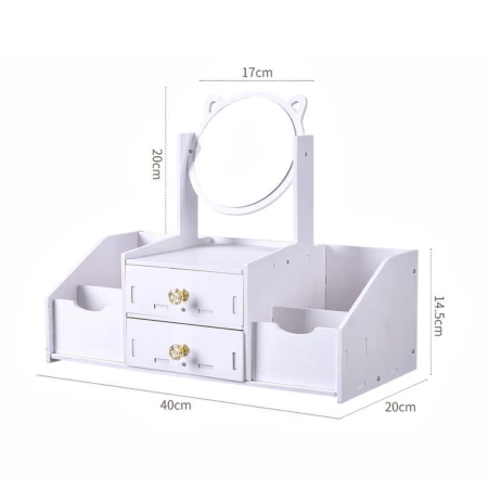 Toaletka z lusterkiem organizer Bianka Okazeo4.jpg