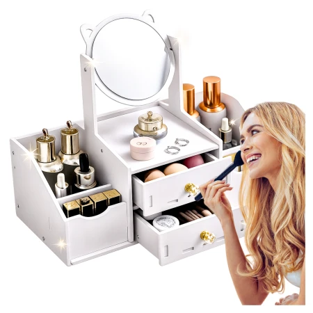 Toaletka z lusterkiem organizer Bianka Okazeo5.jpg