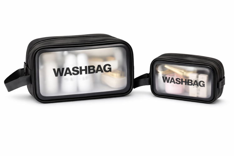 Kosmetyczki washbag zestaw 2 szt czarne okazeo 1.png