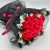 Bukiet roz czerwono czarny z tiulem Okazeo 6.jpeg