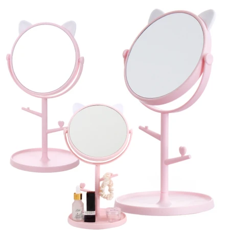 Lusterko kotek różowe1.jpeg