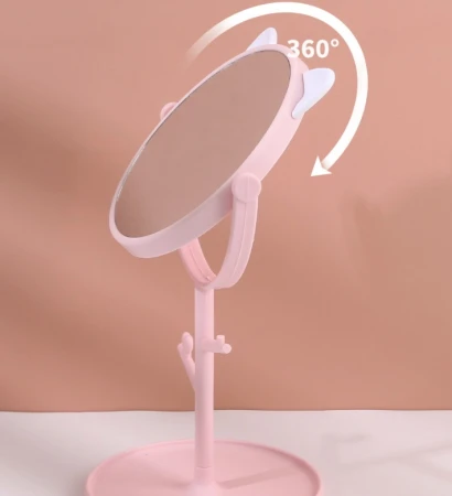 Lusterko kotek różowe5.jpeg