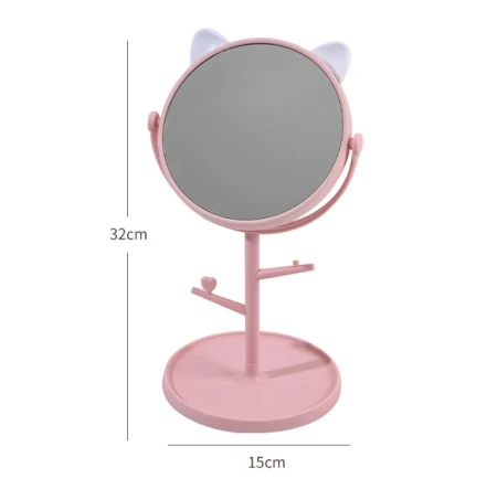 Lusterko kotek różowe7.jpeg