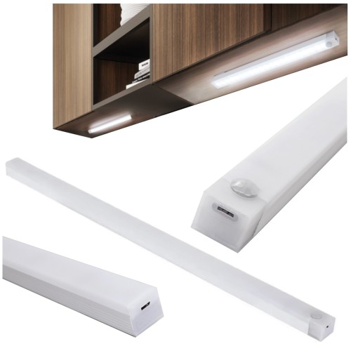 Przejdź do produktu Lampa LED z czujnikiem ruchu bezprzewodowa magnetyczna pod meble szafkę