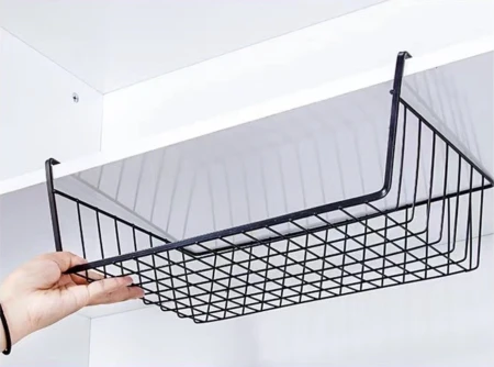 Kosz metalowy podblatowy czarny5.jpeg