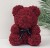 Miś z róż na prezent z LED 25 cm - bordowy5.jpeg