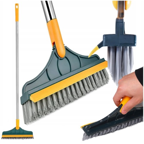 Przejdź do produktu Szczotka ze ściągaczką myjka zmiotka z regulowaną końcówką uniwersalna