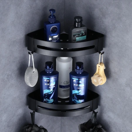 Półka narożna czarna łazienkowa6.jpeg