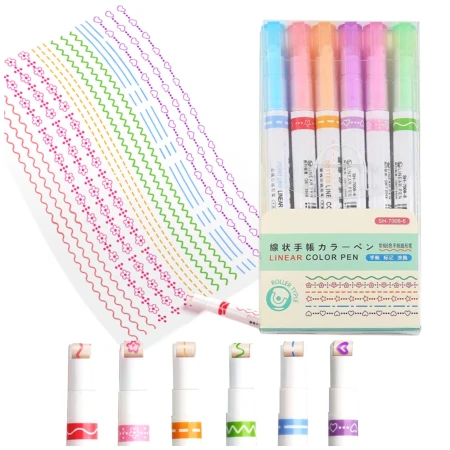 Markery do wzorków MIX 6szt. - PR43 serca kwiaty4.jpeg