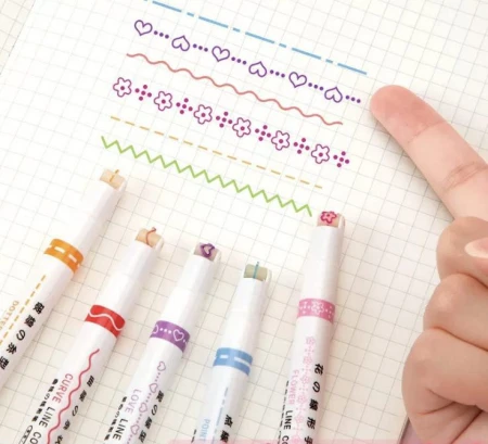 Markery do wzorków MIX 6szt. - PR43 serca kwiaty2.jpeg