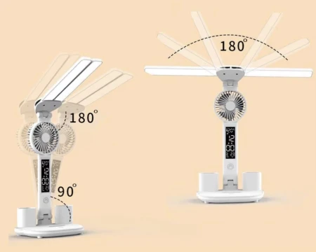 Lampka biurkowa LED z wiatrakiem biała9.jpeg
