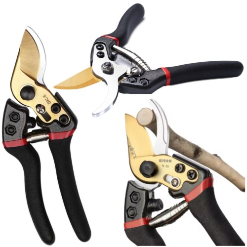 Przejdź do produktu Sekator ogrodowy do cięcia gałęzi krzewów krzaków ostry poręczny