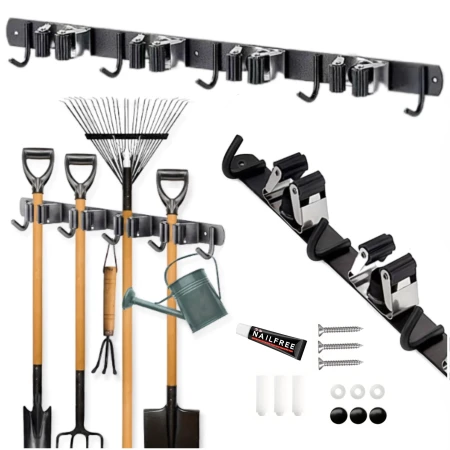 Uchwyt na narzędzia ogrodnicze metalowy - czarny3.jpeg