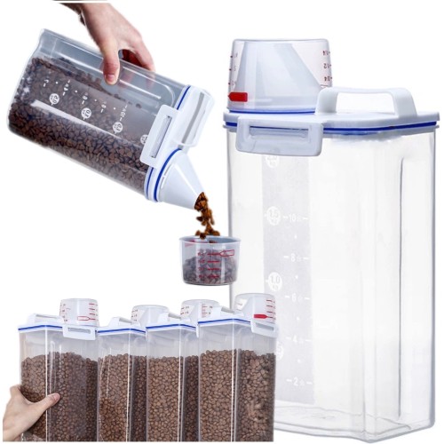 Przejdź do produktu Pojemnik z miarką na produkty sypkie 2,5l