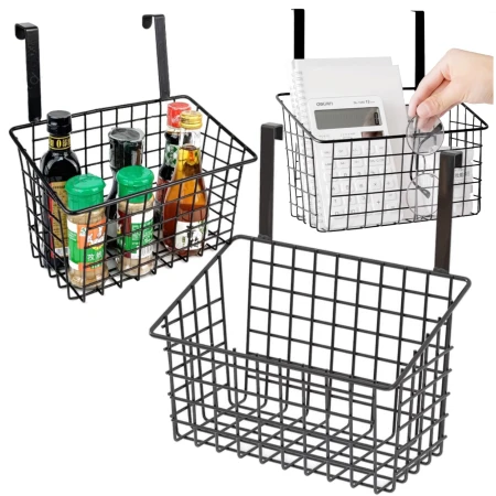 Kosz metalowy wiszący czarny1.jpeg