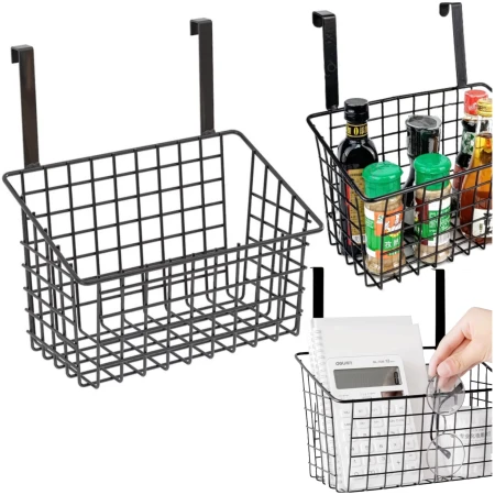 Kosz metalowy wiszący czarny3.jpeg