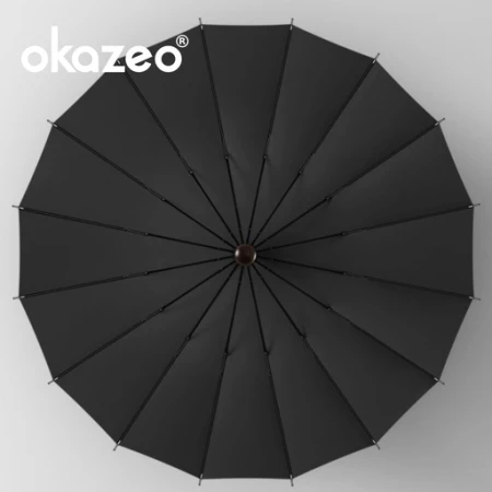 Parasol ekskluzywny 16 drutów z pokrowcem prosta rączka z paskiem 10