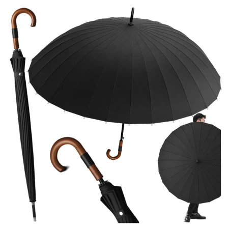 Parasol 24 druty czarny z drewnianą rączką10.jpg